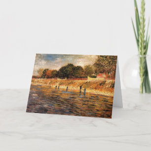 Die Ufer der Seine von Vincent van Gogh Karte