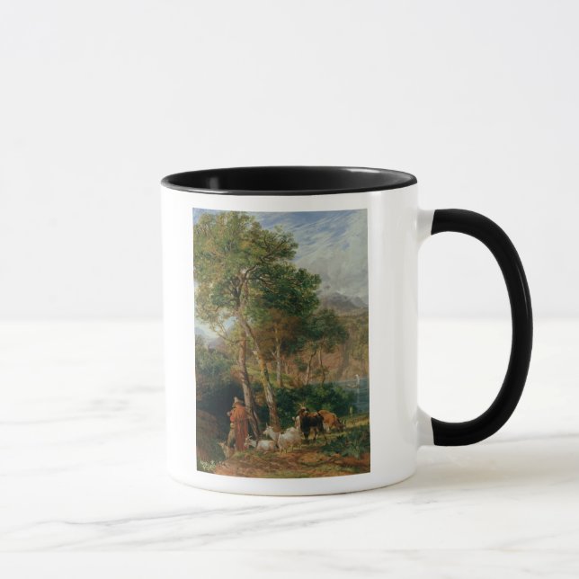 Die Ufer von See Lecco Tasse (Rechts)