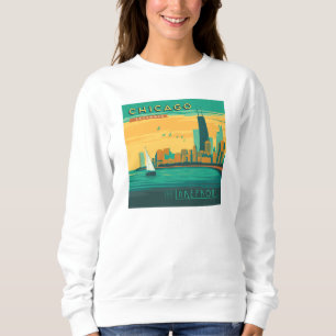 Die Uferpromenade   Chicago, Illinois Sweatshirt