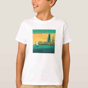 Die Uferpromenade   Chicago, Illinois T-Shirt