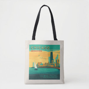 Die Uferpromenade   Chicago, Illinois Tasche