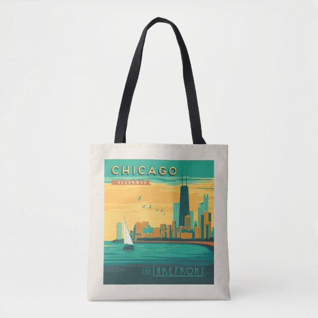 Die Uferpromenade | Chicago, Illinois Tasche (Vorderseite)