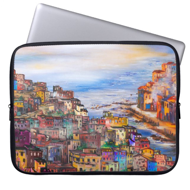 Die Uferpromenade Neapels, Servietten, Napoli, Sta Laptopschutzhülle (Vorderseite)