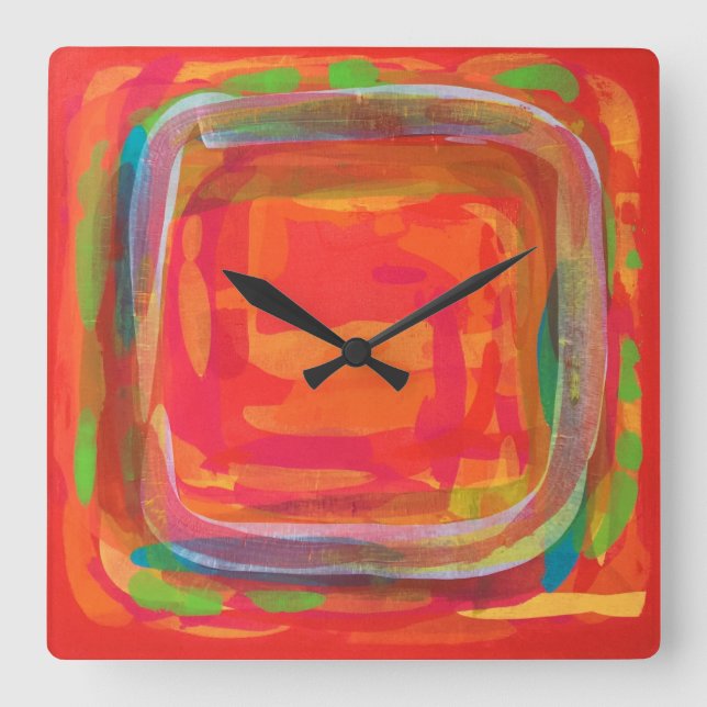 Die Uhr der Rohrwand (Vorderseite)