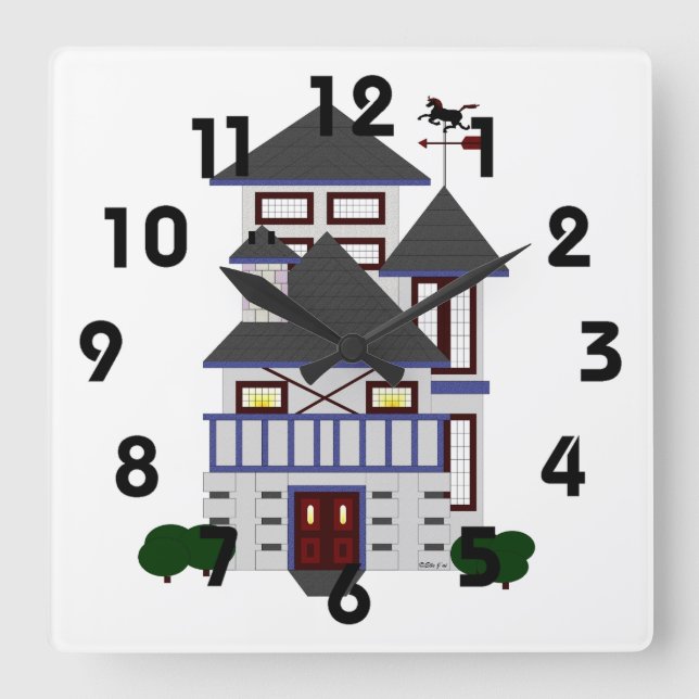 Die Uhr des Hauses (Vorderseite)