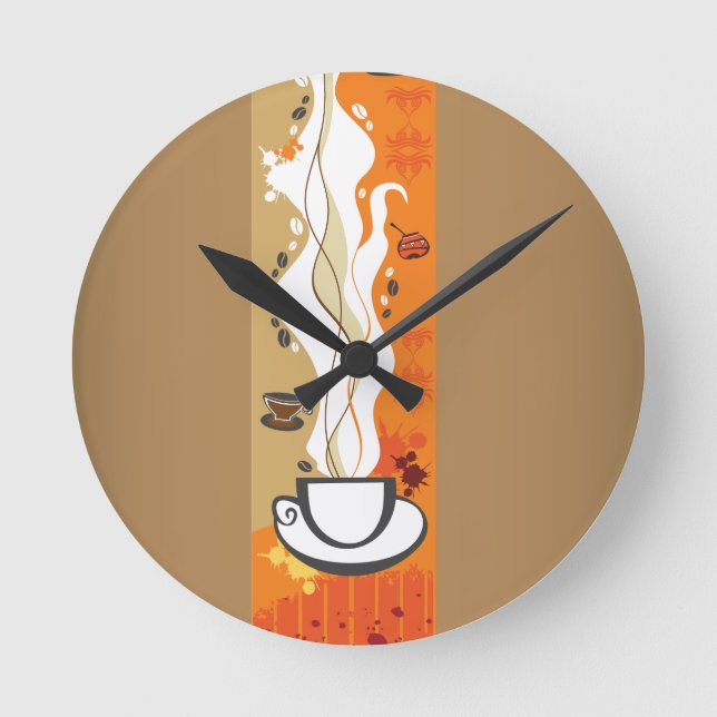 Die Uhr des Kaffeecups (Vorderseite)