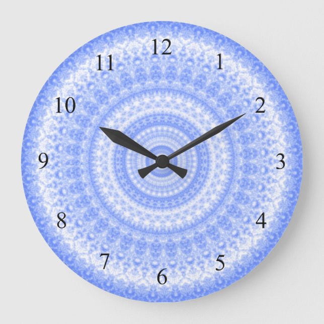Die Uhr für die blaue und weiße Landküche (Vorderseite)