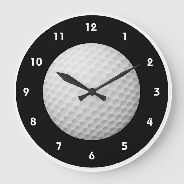 Die Uhr für die Konstruktion von Golfballen (Vorderseite)