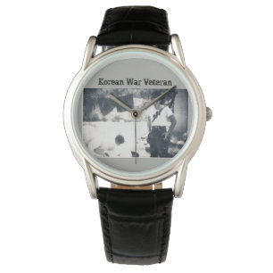 Die Uhr-Koreakrieg-Veteran der Männer Armbanduhr