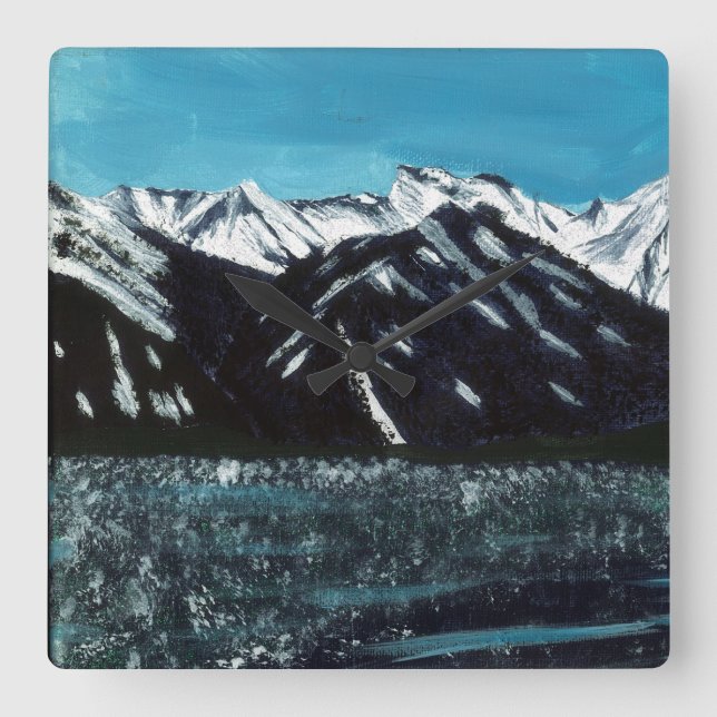 Die Uhr "Wasser und Berge" (Vorderseite)