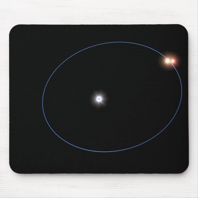 Die Uhrmacherbahn eines Triple-Star-Systems Mousepad (Vorne)