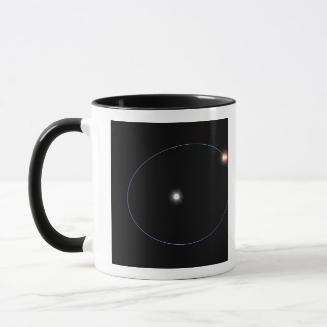 Die Uhrmacherbahn eines Triple-Star-Systems Tasse (Links)