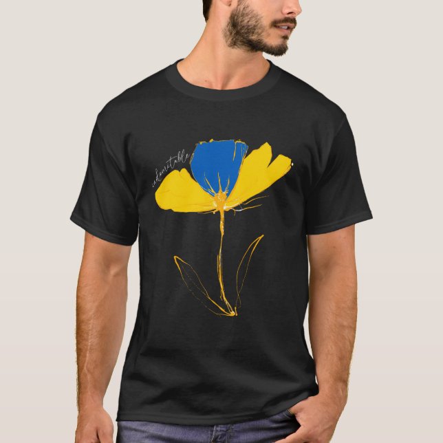 Die Ukraine "unbezwingbar" Unbesiegbarer ukrainisc T-Shirt (Vorderseite)