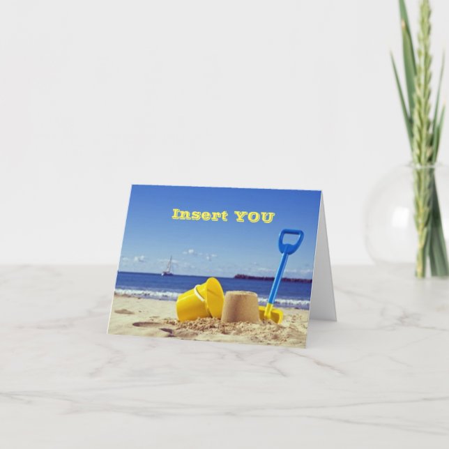 DIE ULTIMATIVE ****BEACH BIRTHDAKARTE**** KARTE (Vorderseite)