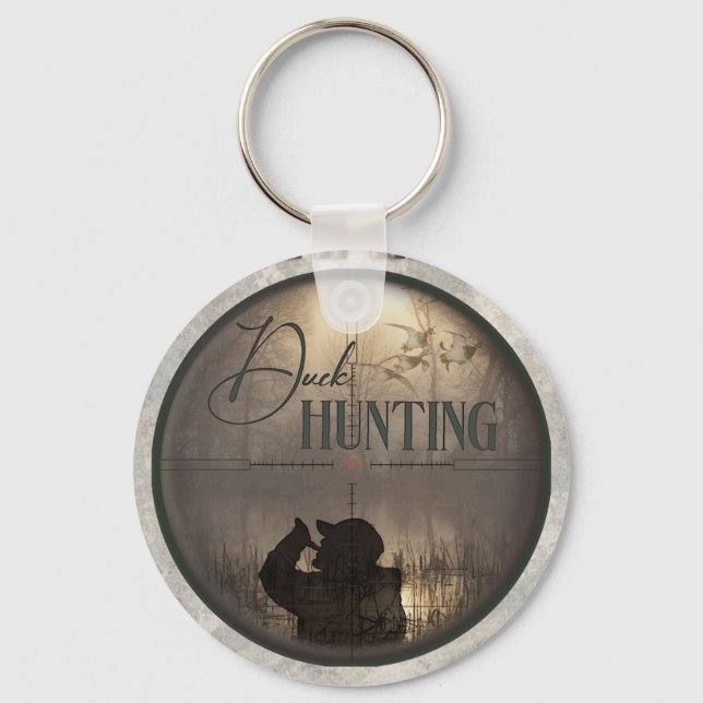 Die ultimative Entenjagd Schlüsselanhänger (Vorderseite)
