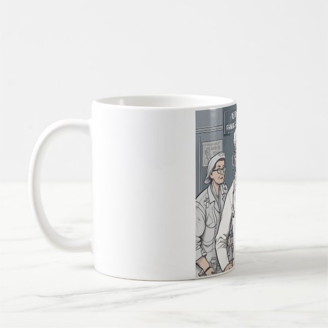 Die ultimative Krankenpflege/Tasse des Arztes Kaffeetasse (Links)