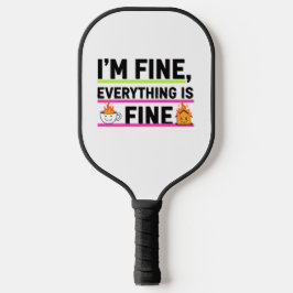 Die ultimative "Mir geht's gut" Herren-Hoodies Pickleball Schläger