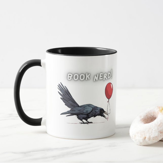 Die ultimative Tasse für den buchbesessenen Schmie (Mit Donut)