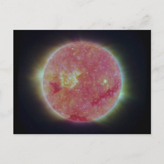 Die ultraviolette Sonne Postkarte (Vorderseite)