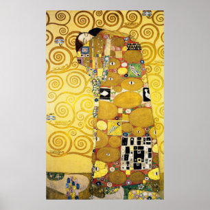 Die Umarmung (Erfüllung) durch Gustav Klimt (1905) Poster