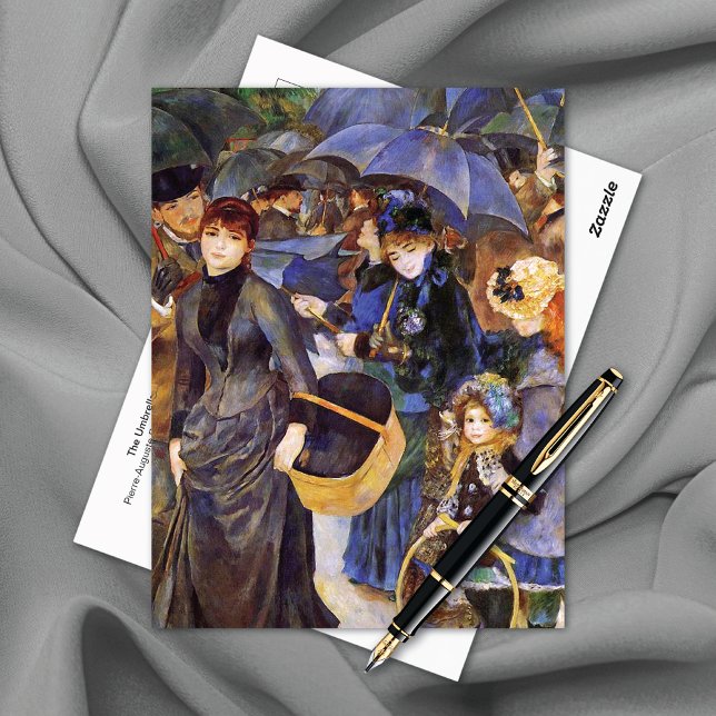 Die Umbrellas Pierre-Auguste Renoir Postkarte (Von Creator hochgeladen)