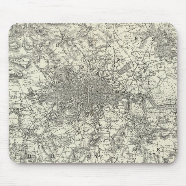 Die Umgebung von London Mousepad (Vorne)