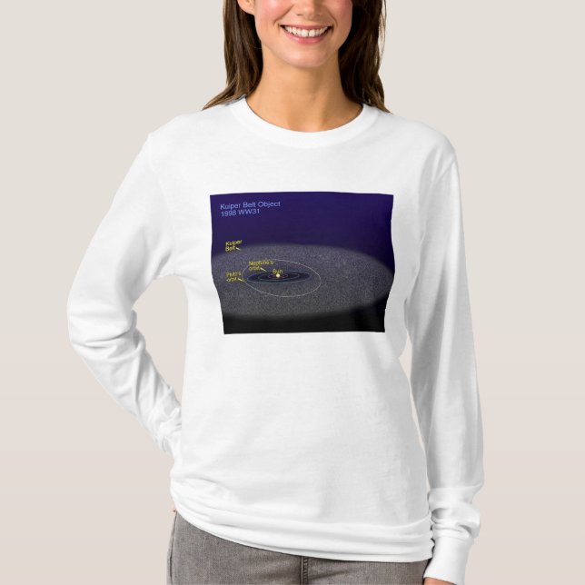 Die Umlaufbahn des binären Kuiper-Belt-Objekts T-Shirt (Vorderseite)