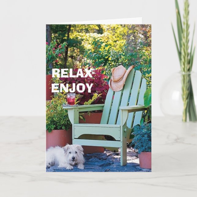 DIE UMSTELLUNG "40" KANN TOUCH=RELAX/GENIESSEN SEI KARTE (Vorderseite)