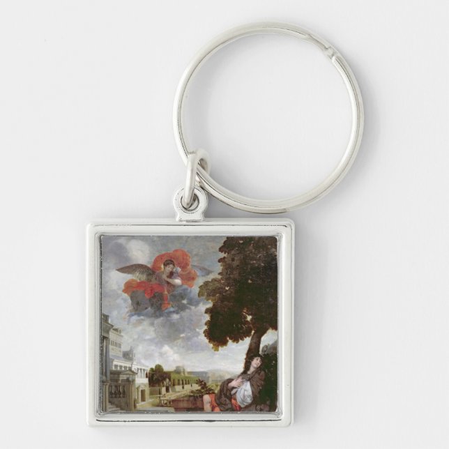 Die Umwandlung von St Augustine, c.1663 Schlüsselanhänger (Vorne)