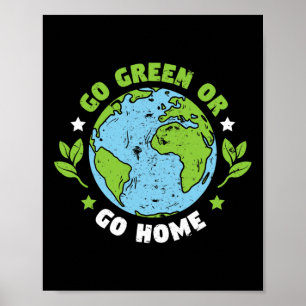 Die Umwelt des Earth Day wird grün oder wird Poster