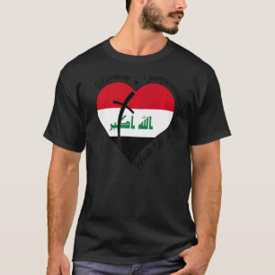 Die Unabhängigkeit Gottes Christlicher Irak T-Shirt