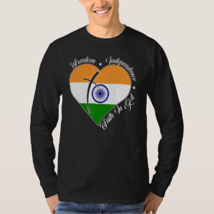 Die Unabhängigkeit Gottes Christliches Indien T-Shirt