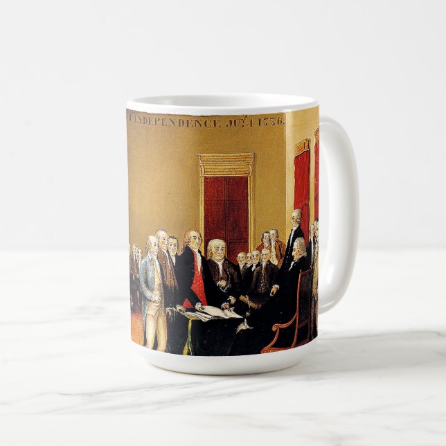 Die Unabhängigkeitserklärung Kaffeetasse (VorderseiteRechts)