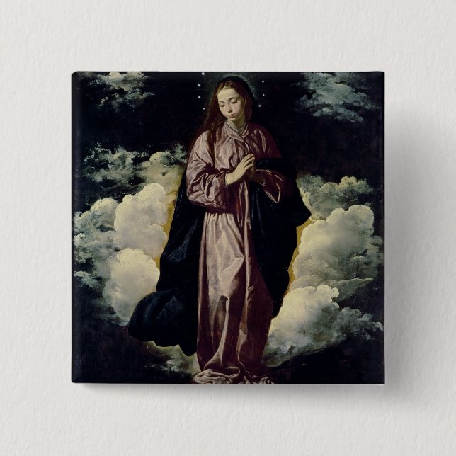 Die Unbefleckte Empfängnis, c.1618 Button (Vorderseite)