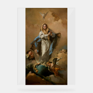 Die unbefleckte Empfängnis von Giovanni Tiepolo Acrylschild