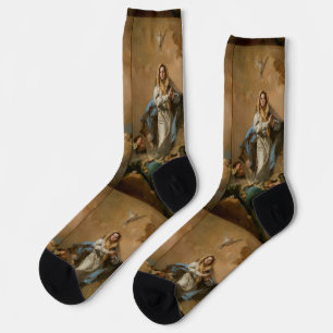 Die unbefleckte Empfängnis von Giovanni Tiepolo Socken