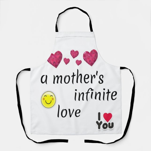 Die unendliche Liebe einer Mutter Schürze (Vorderseite)