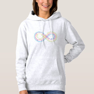 Die Unendlichkeit des Regenbogens kann alles symbo Hoodie