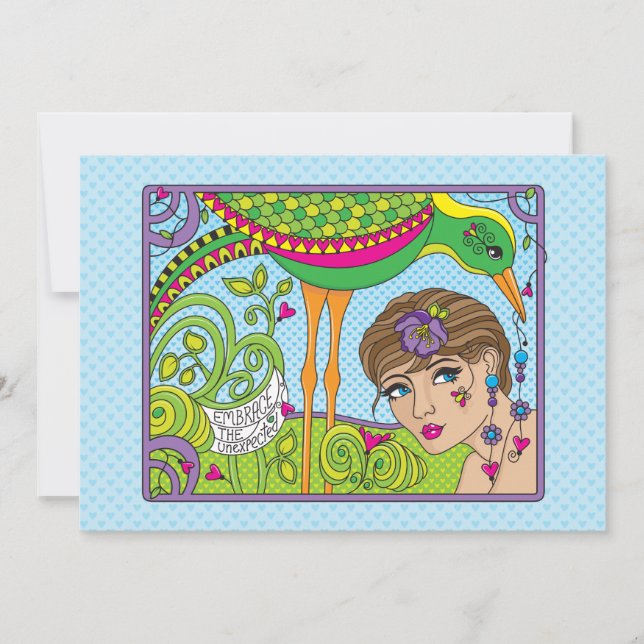 Die unerwartete_flache Karte 7"x5" einbinden (Vorderseite)