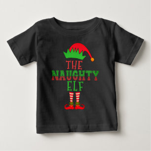 Die unheilvolle Elf-Familie passt zu Weihnachten P Baby T-shirt