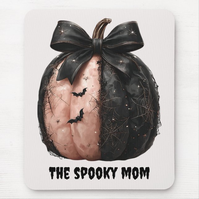 Die unheimliche Mama Halloween Pumpkin Mousepad (Vorne)