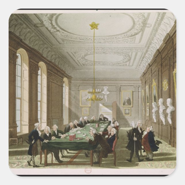 Die Uni der Ärzte Quadratischer Aufkleber (Vorderseite)