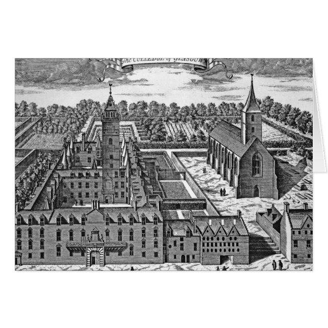 Die Uni von Glasgow, von 'Theatrum' (Vorderseite (Horizontal))