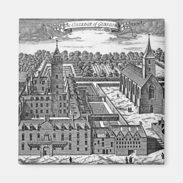 Die Uni von Glasgow, von 'Theatrum' Magnet (Vorne)
