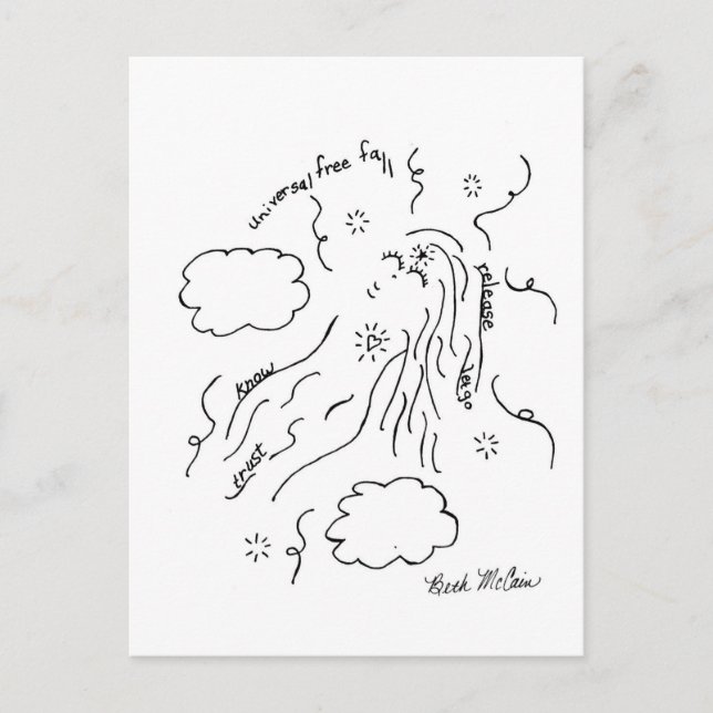 Die Universelle Gratis-Fall-Postkarte Postkarte (Vorderseite)