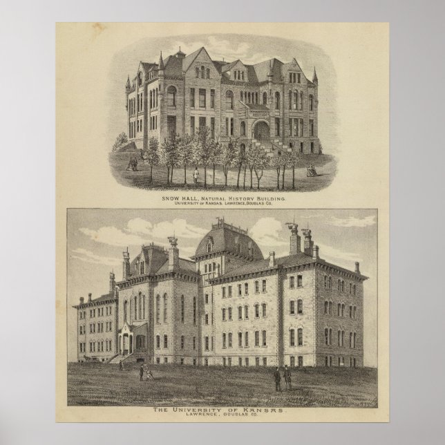 Die Universität Kansas Poster (Vorne)
