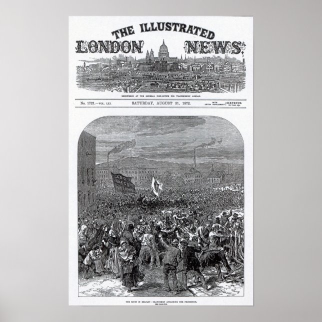 Die Unruhen in Belfast Poster (Vorne)