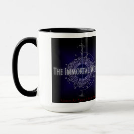 Die unsterbliche Weltdoppellogo-Tasse Tasse