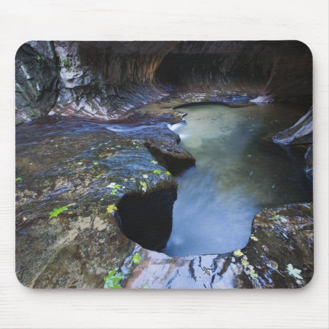 Die Untergrundbahnschlitzschlucht Mousepad (Vorne)