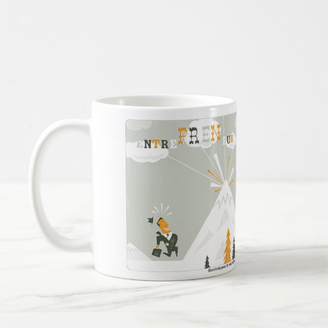 Die Unternehmer-Urform Kaffeetasse (Links)